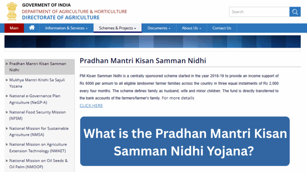 Pradhan Mantri Kisan Samman Nidhi Yojana
